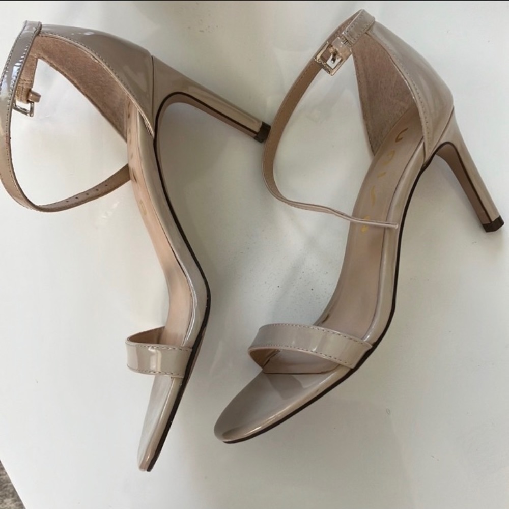 Nude Ankle strap  Heel sandal size 6.5